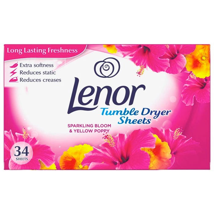 Lenor Tumble Dryer Sheets - Sparkling Bloom